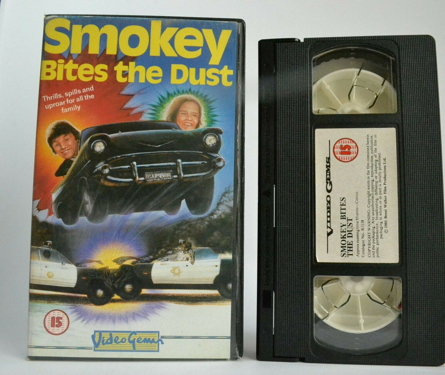 Smokey Bites The Dust (1981); [Video Gems] Stunt Action - Janet Julian - Pal VHS-