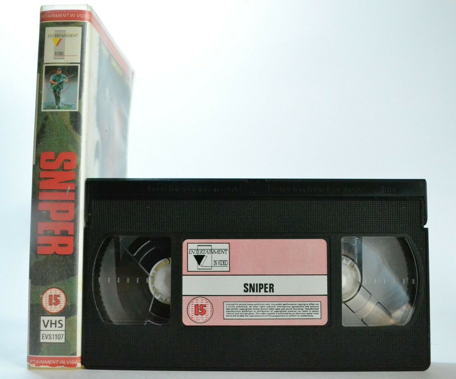 Sniper (1993): Sharp Shooters Action - Seek And Destroy - Tom Berenger - Pal VHS-