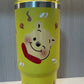 Snoopy Car Cup - Cartoon High-Capacity Coffee Cup with Lid - Portable Child Thermos Cup Gift-Pooh-2-