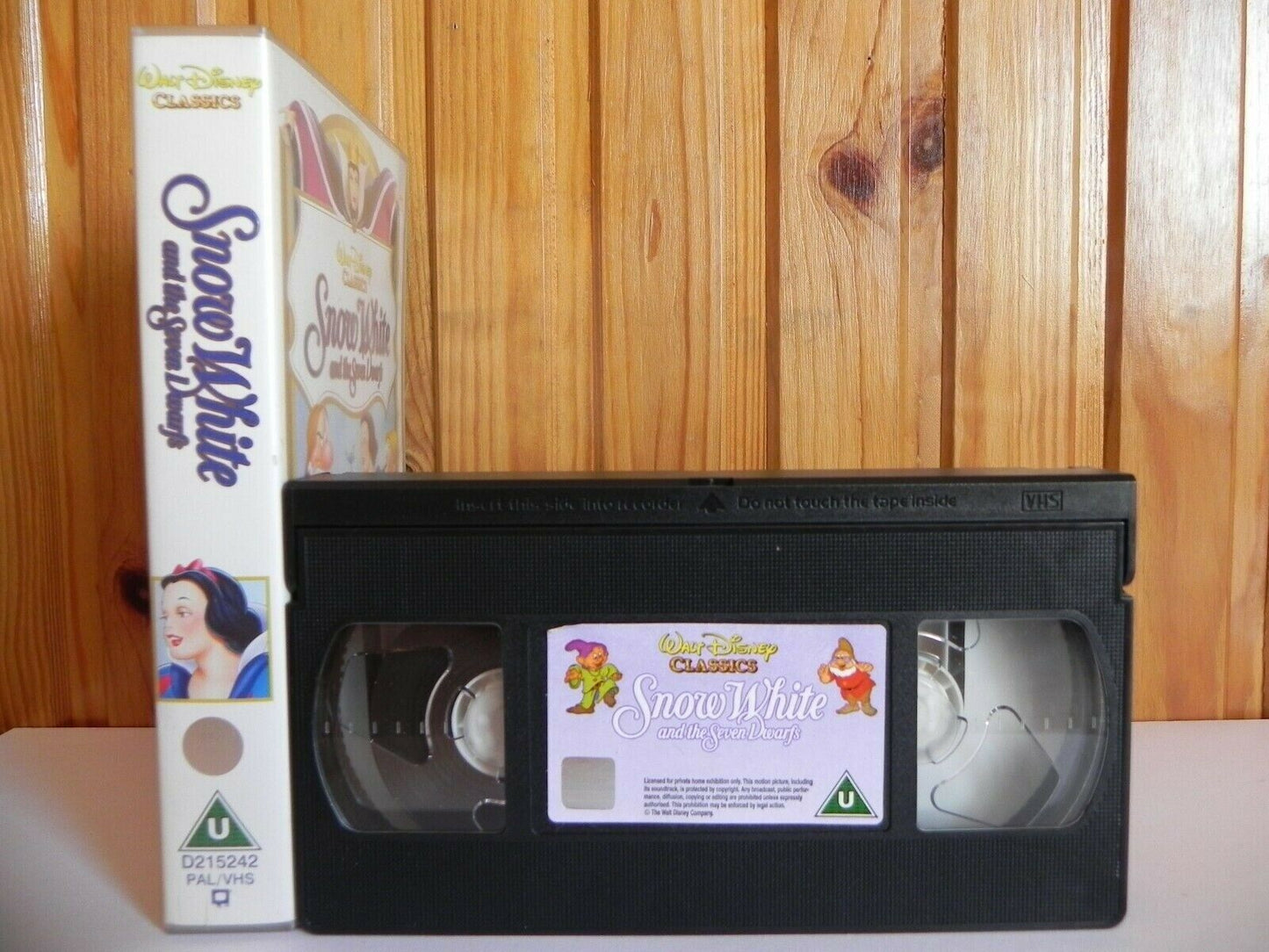 Snow White And The Seven Dwarfs - Walt Disney Classics - Animated - Kids - VHS-