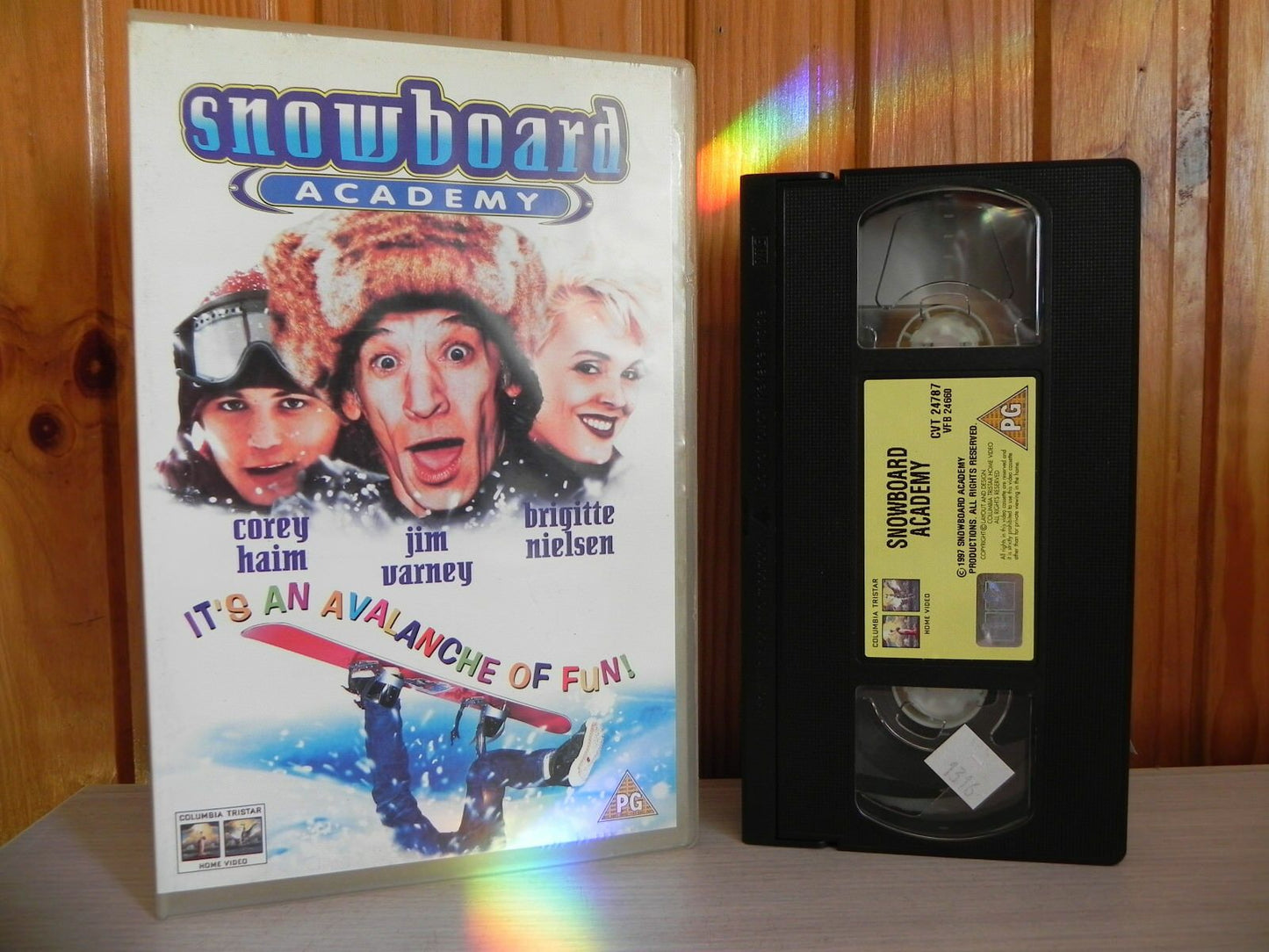 Snowboard Academy - Action & Pranks - Big-Box - Columbia Video - Ex-Rental - VHS-