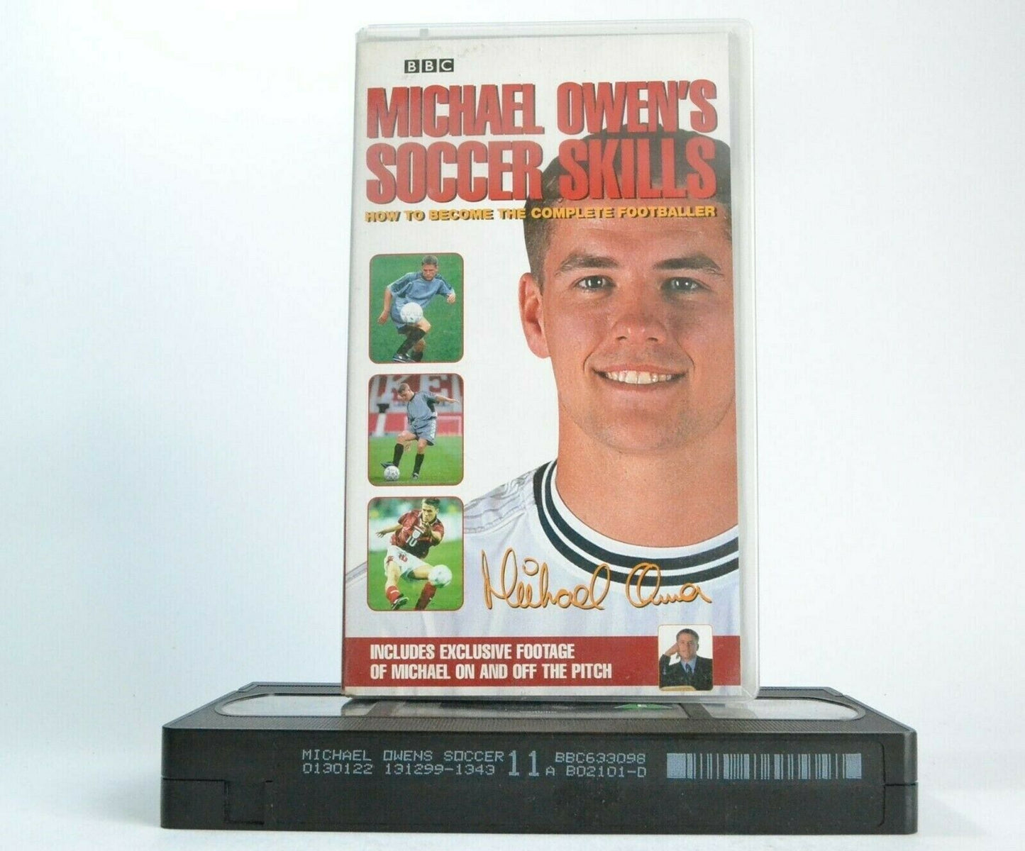 Soccer Skills: By Michael Owen - Educational - Key Steps - Football - Pal VHS-