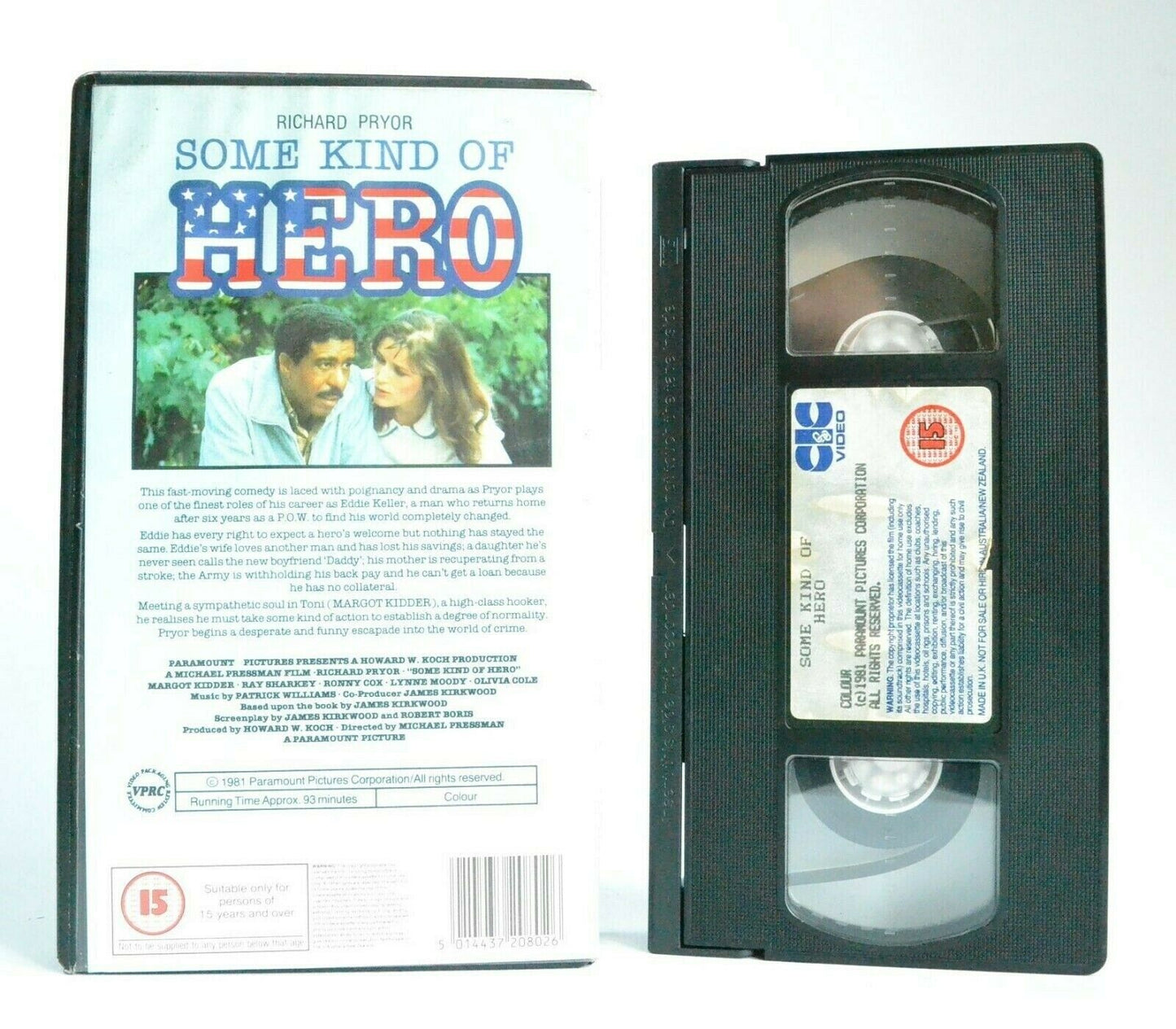 Some Kind Of Hero: (1982) Comedy Drama - Vietnam War Veteran - R.Pryor - Pal VHS-