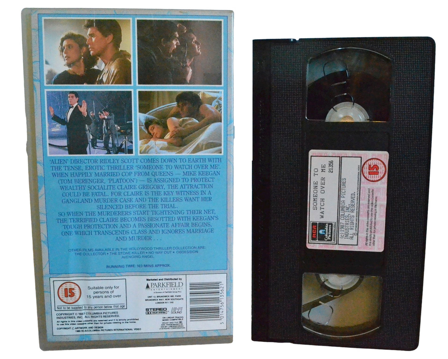 Someone To Watch Over Me - Tom Berenger & Mimi Rogers - The Hollywood Thriller Collection - Action - Pal - VHS-