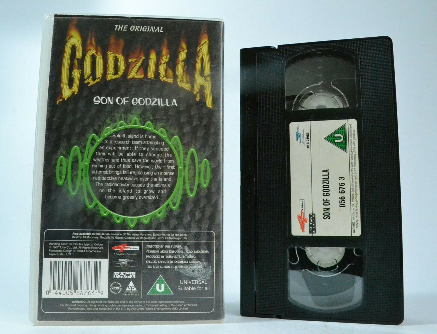 Son Of Godzilla; [Widescreen]: Action Adventure - Kaiju - Gigantic Monster - VHS-