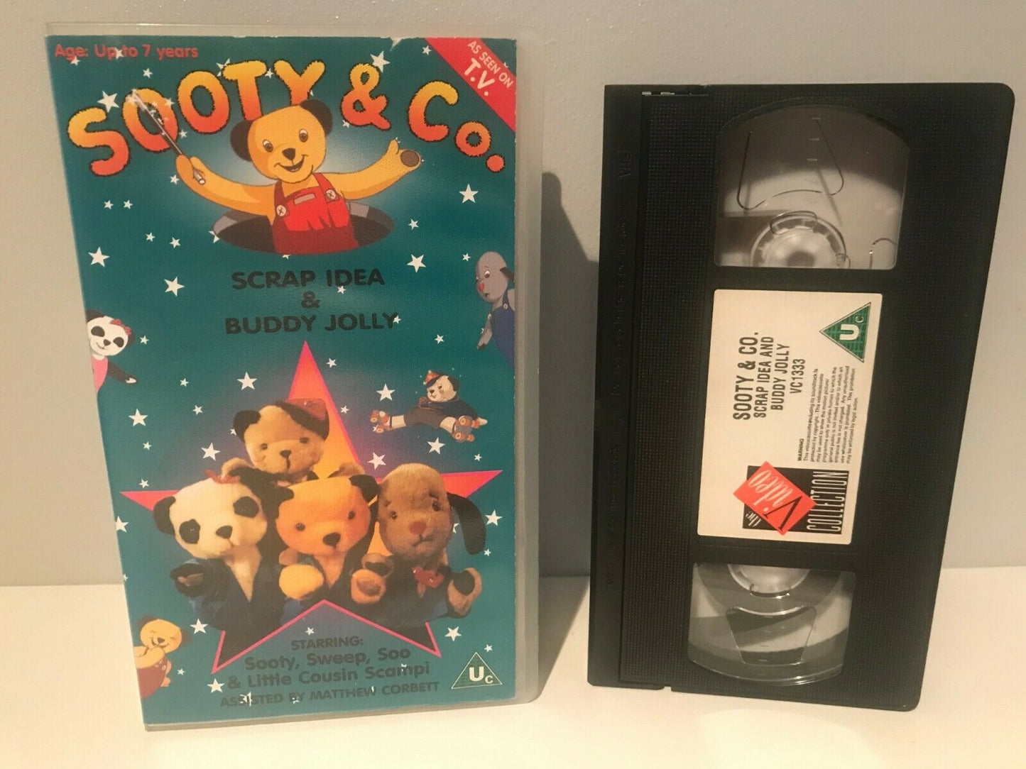 Sooty & Co.: Scrap Idea & Buddy Jolly [2-7 Yrs Old] Children's Education - VHS-