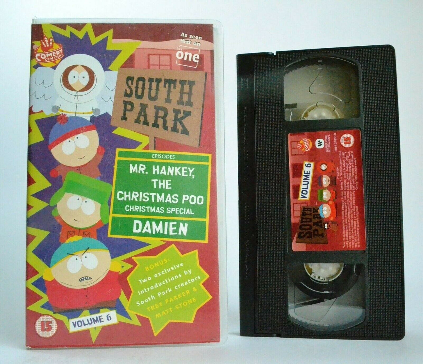 South Park, Vol.6: By Trey Parker/Matt Stone - Adult Animated Comedy - Pal VHS-