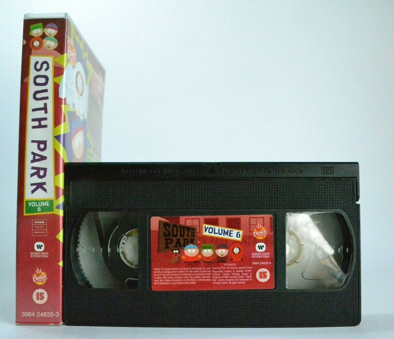 South Park, Vol.6: By Trey Parker/Matt Stone - Adult Animated Comedy - Pal VHS-