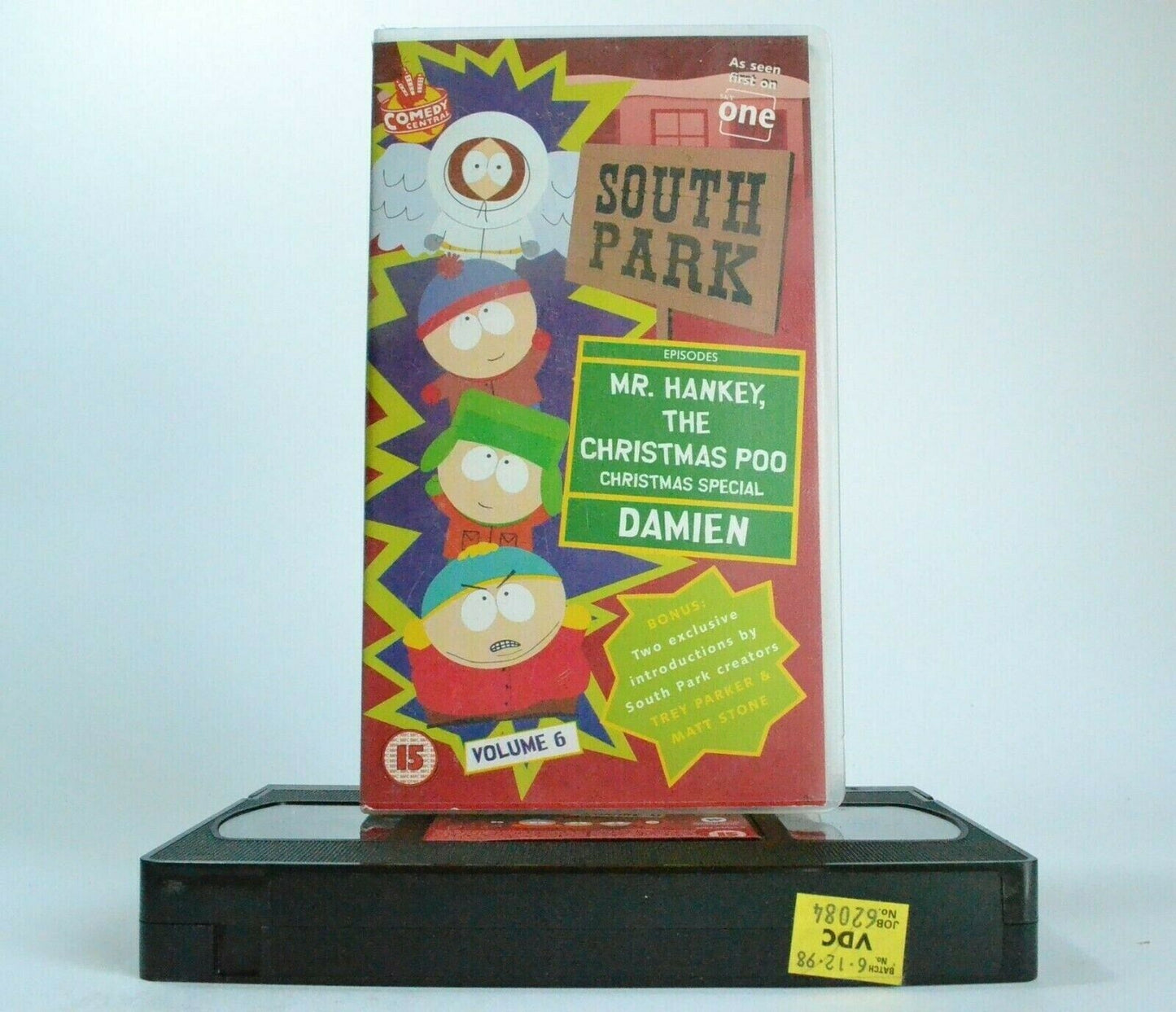 South Park, Vol.6: By Trey Parker/Matt Stone - Adult Animated Comedy - Pal VHS-