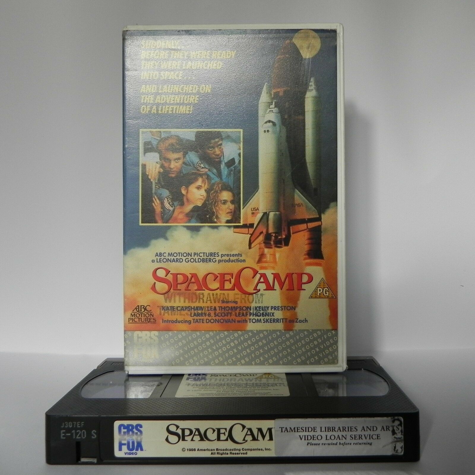 Space Camp: Astronaut Training Nasa (1986) Large Box Space Action - CBS/FOX VHS-