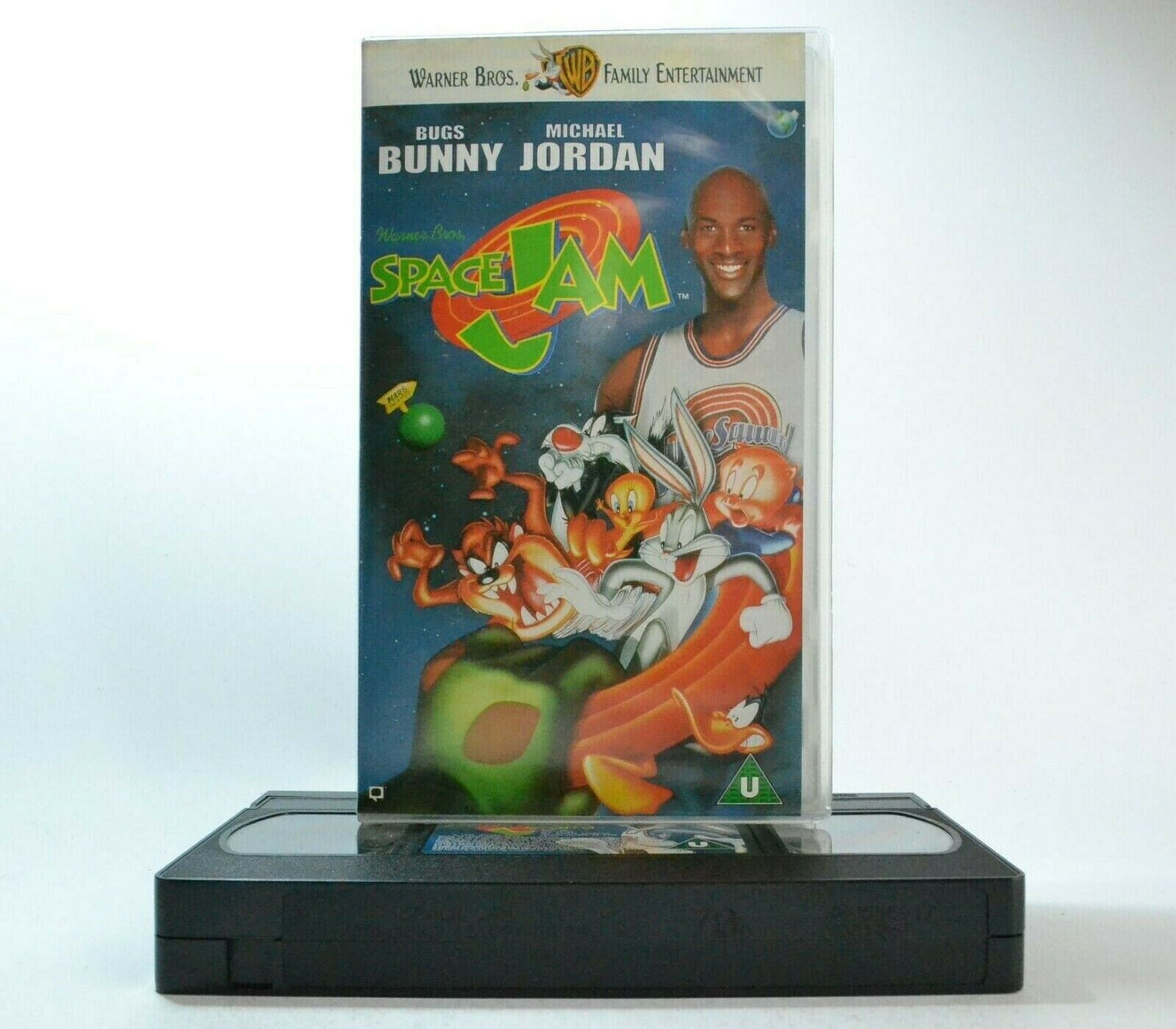 Space Jam: Animated Sports Comedy - Bugs Bunny/Michael Jordan - Children's VHS-