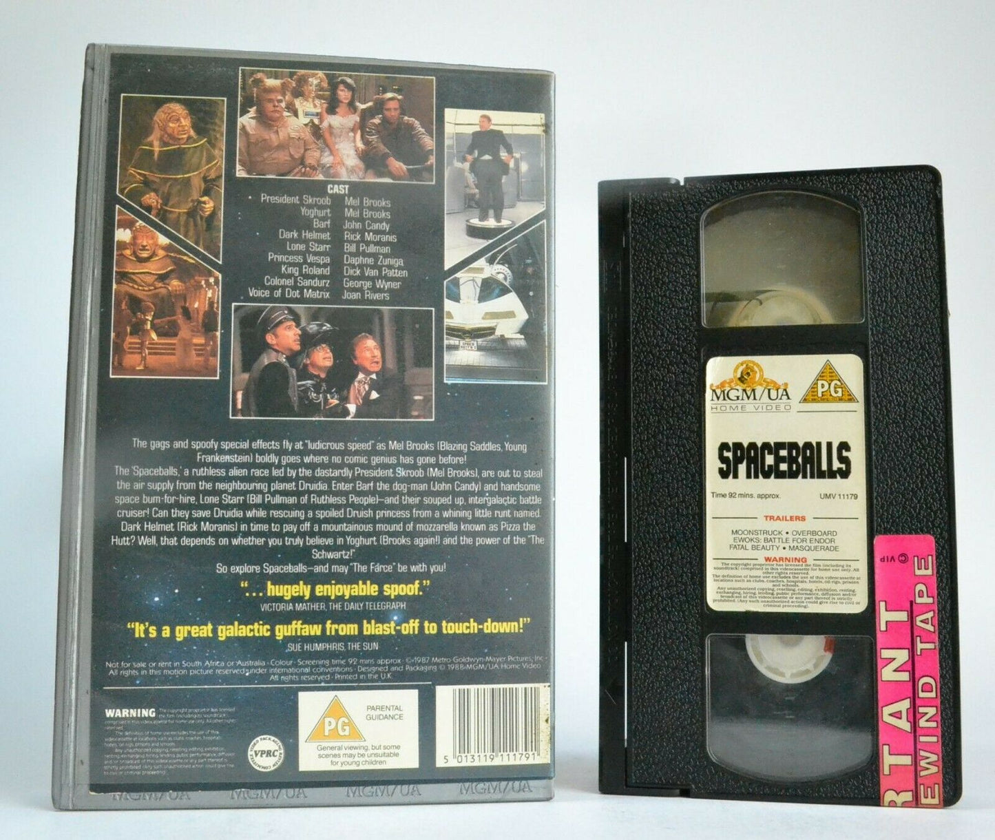 Spaceballs (1987): Film By Mel Brooks - "Star Wars" Parody - John Candy - VHS-