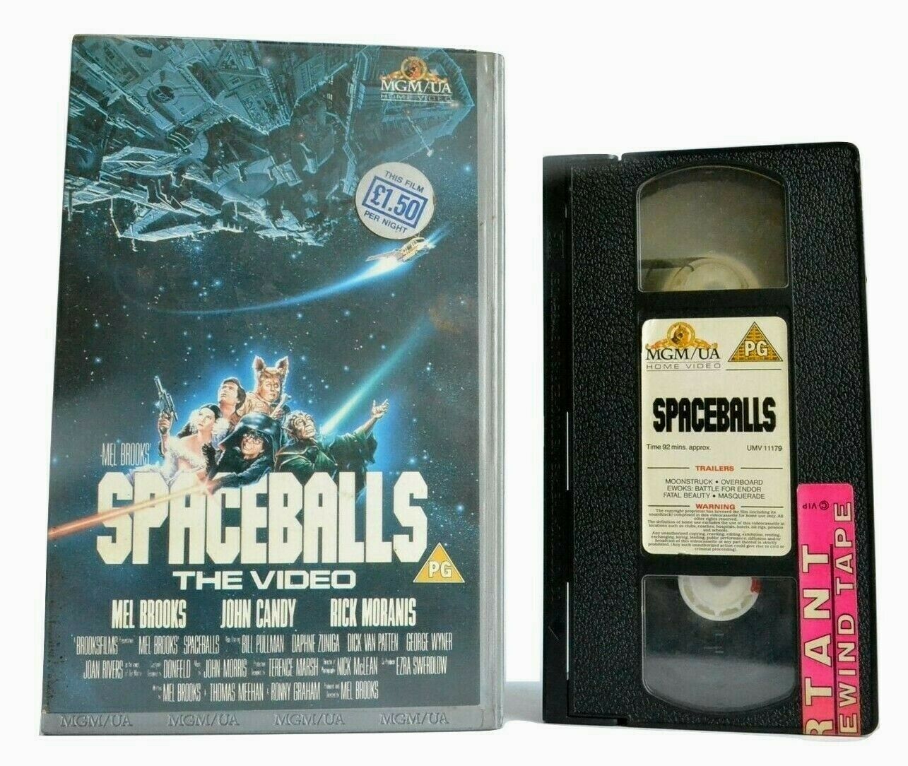 Spaceballs (1987): Film By Mel Brooks - "Star Wars" Parody - John Candy - VHS-