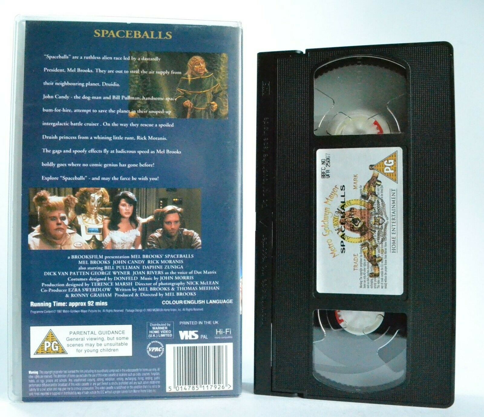 Spaceballs: Film By M.Brooks - MGM/UA (1987) - Comedy Classic - J.Candy - VHS-