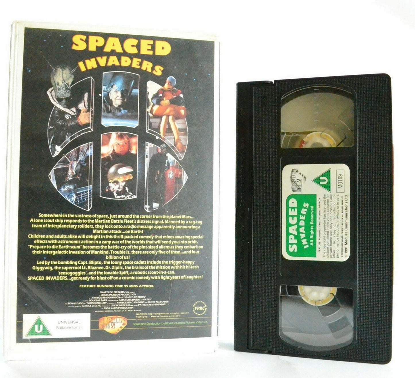 Spaced Invaders: Medusa (1991) - Sci-Fi Comedy - Large Box - Douglas Barr - VHS-