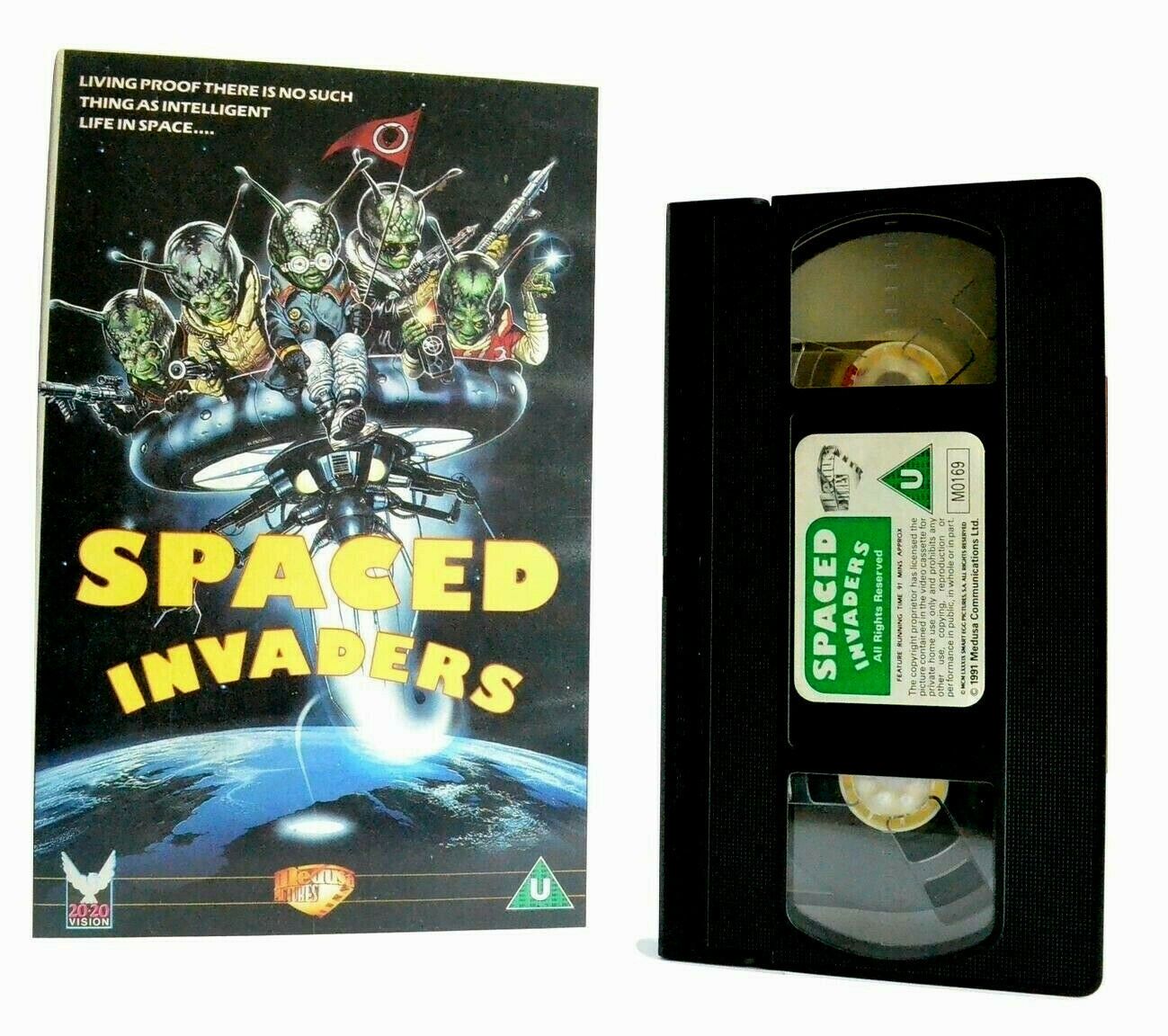 Spaced Invaders: Medusa (1991) - Sci-Fi Comedy - Large Box - Douglas Barr - VHS-