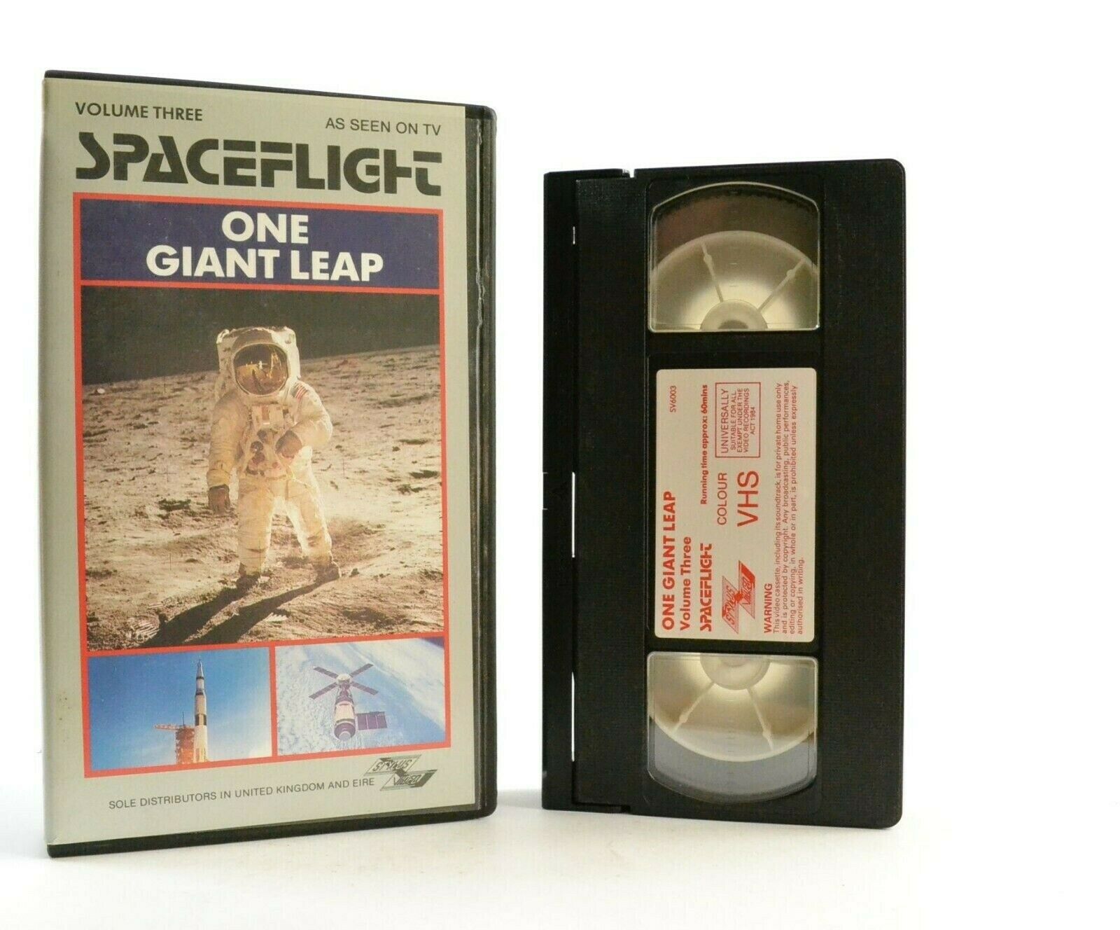 Spaceflight, Vol.Three: One Giant Leap - Introduced By Martin Sheen - Pal VHS-