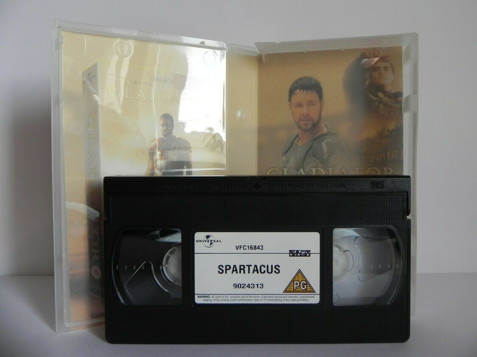 Spartacus - Stanley Kubrick Film - Classic - Uncut - Fully Restored - Pal VHS-