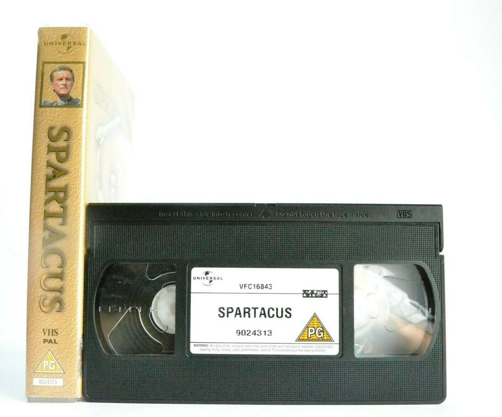 Spartacus: Uncut And Fully Restored - Stanley Kubrick Film - Kirk Douglas - VHS-