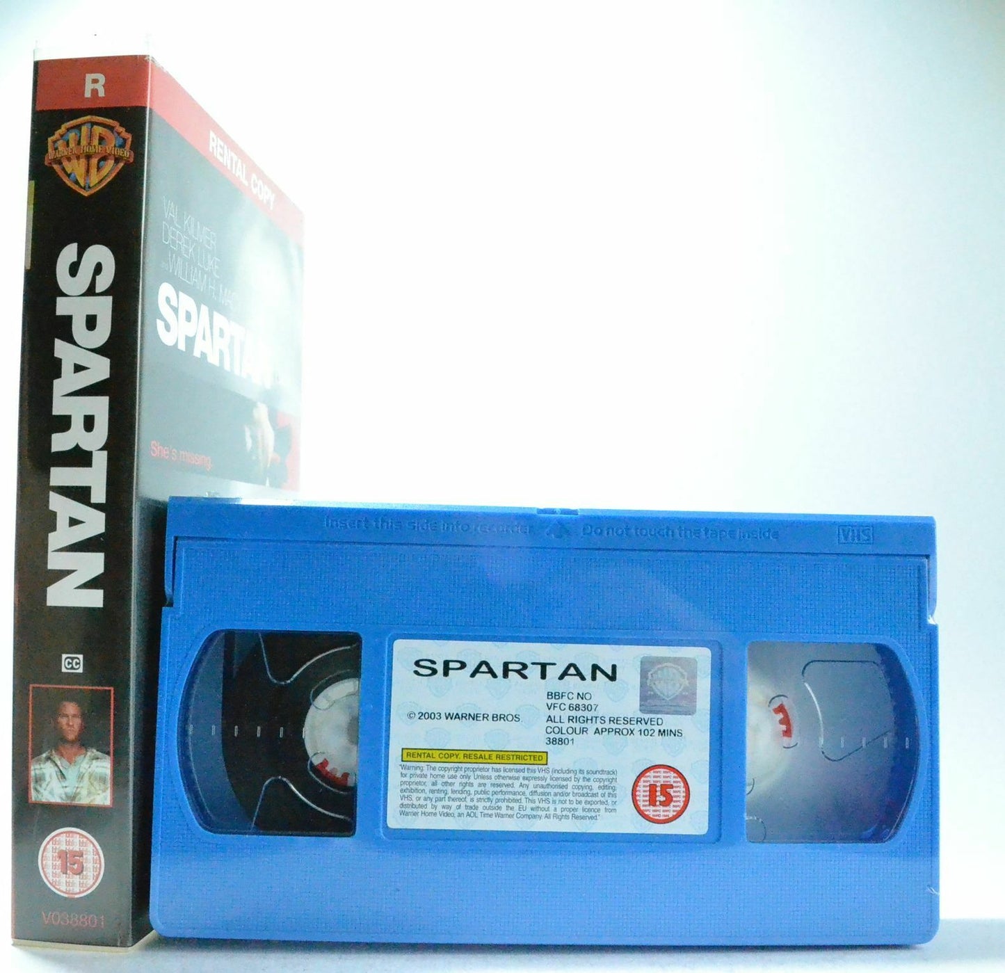 Spartan: Thriller (2003) - Large Box - Brand New Sealed - Val Kilmer - Pal VHS-