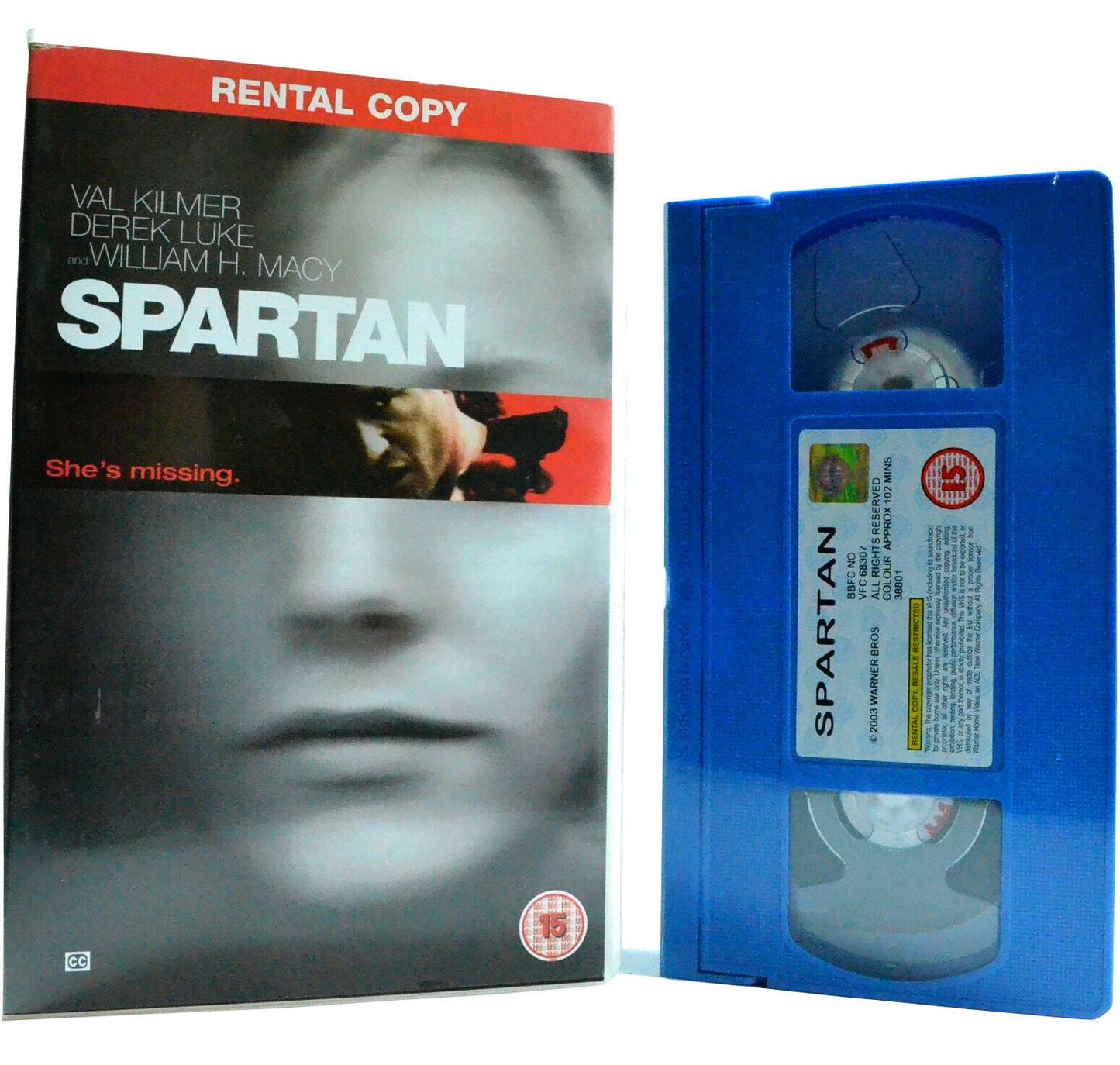 Spartan: Thriller (2003) - Large Box - Brand New Sealed - Val Kilmer - Pal VHS-