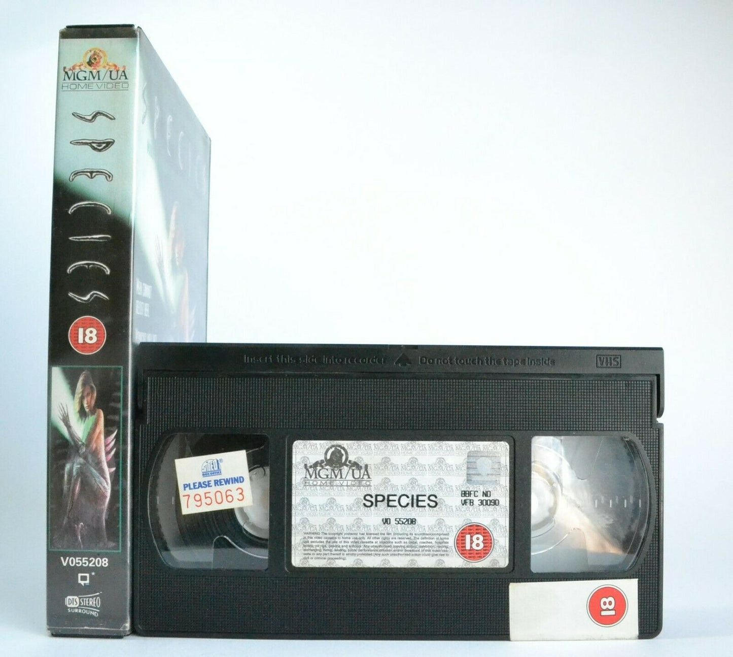 Species (1996): Extraterrestrial-Human Hybrid - Sci-Fi - Ben Kingsley - Pal VHS-