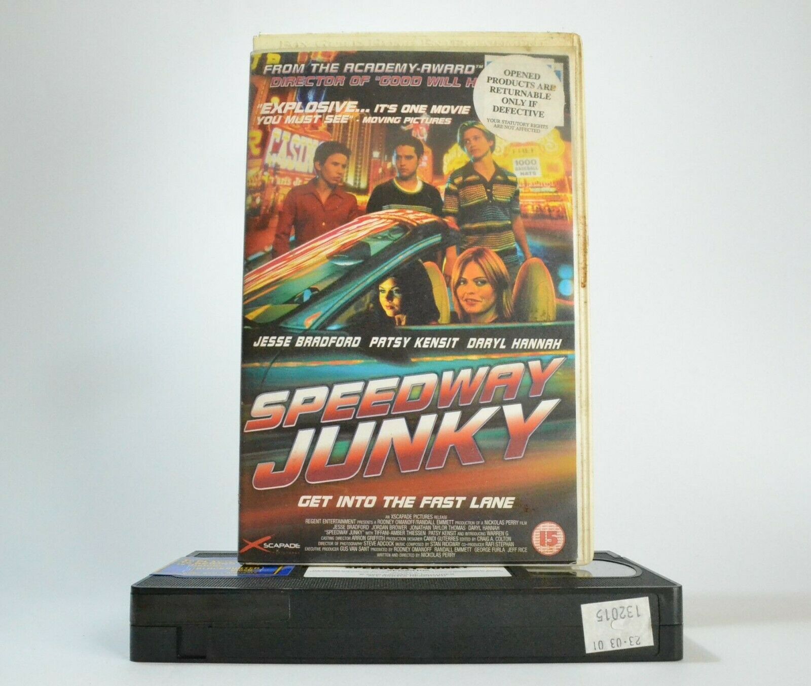 Speedway Junky (2001): Stock Car Racing Drama - Large Box - Daryl Hannah - VHS-