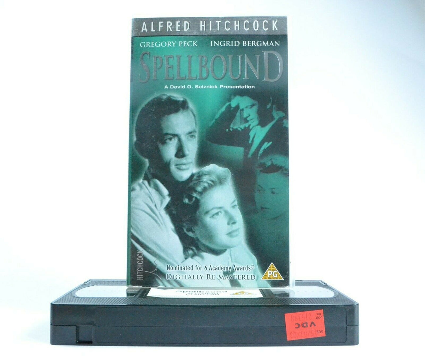 Spellbound: Based On F.Beeding Novel - A.Hitchcock Thriller - I.Bergman - VHS-