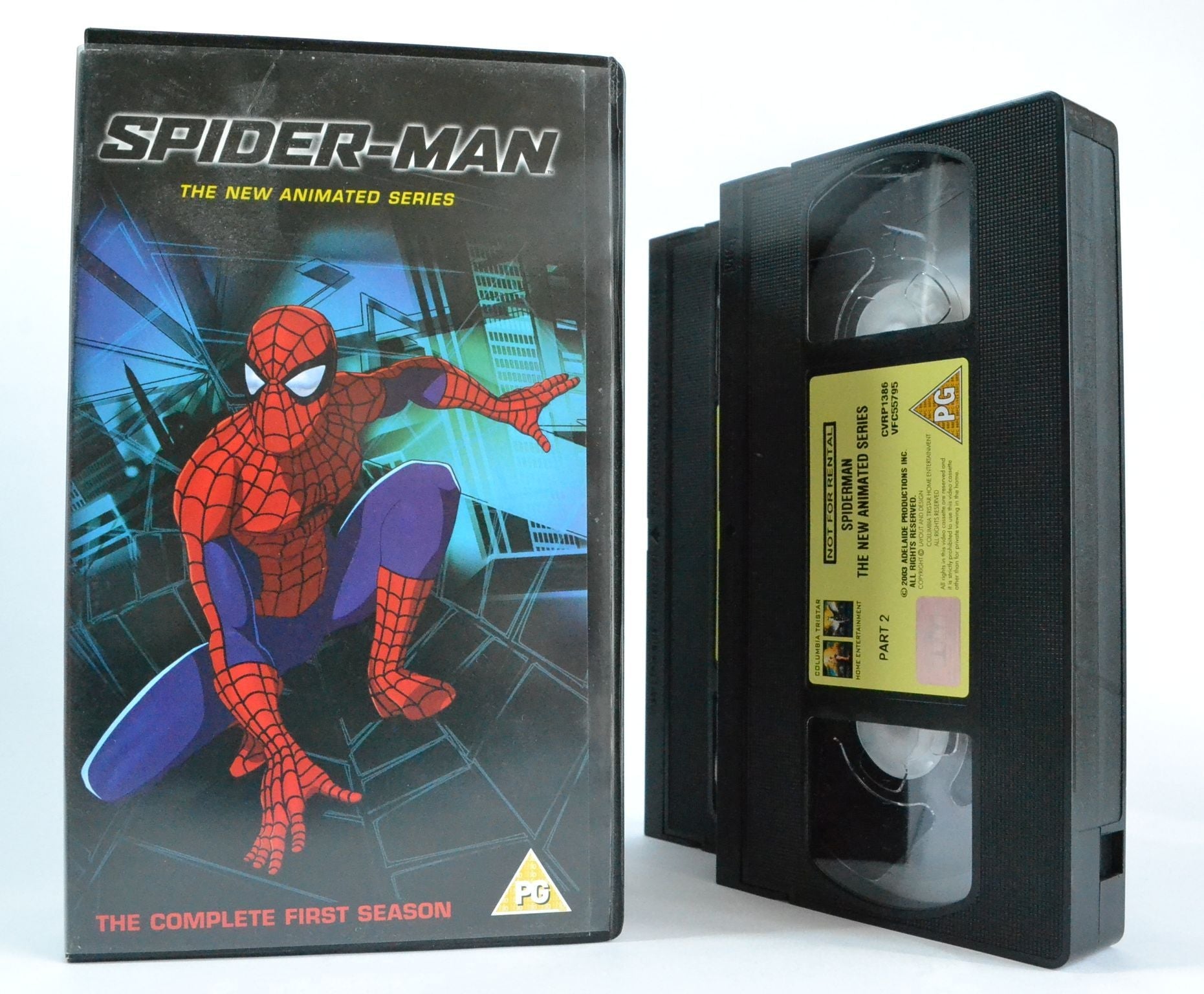 Spider-Man: (2003) Complete First Season [Double Tape Animation] Kids VHS-