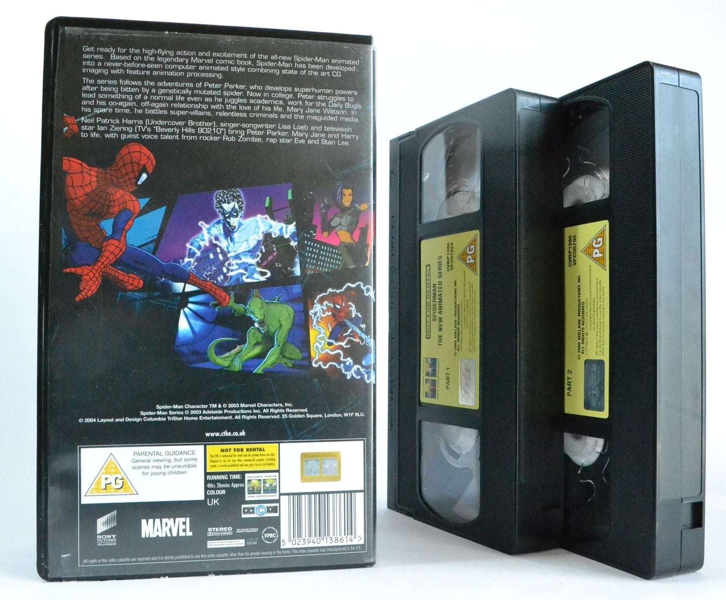 Spider-Man: (2003) Complete First Season [Double Tape Animation] Kids VHS-