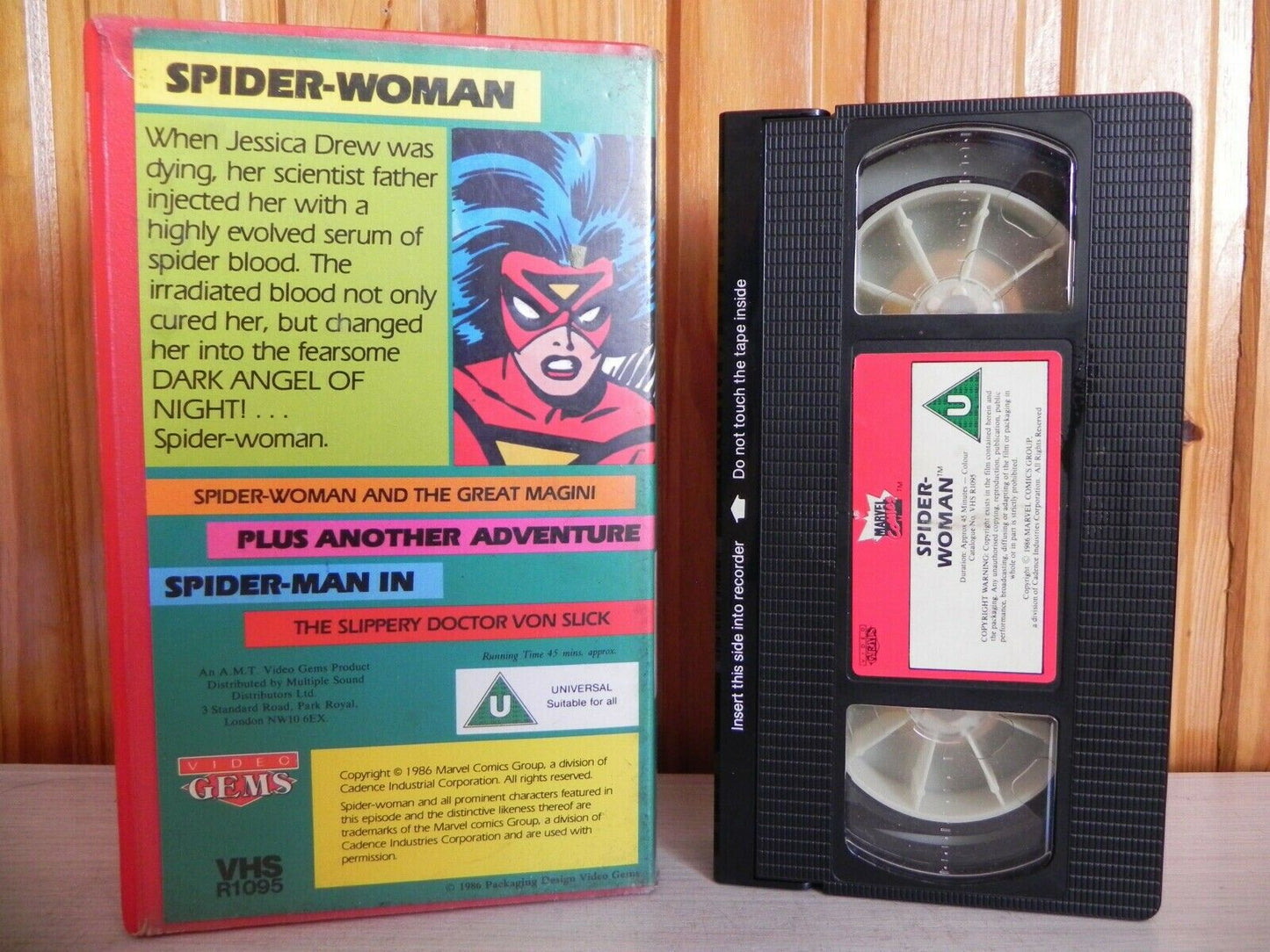 Spider-Woman & The Great Magini - T.V. Series (1979) - Marvel Comics Video - VHS-