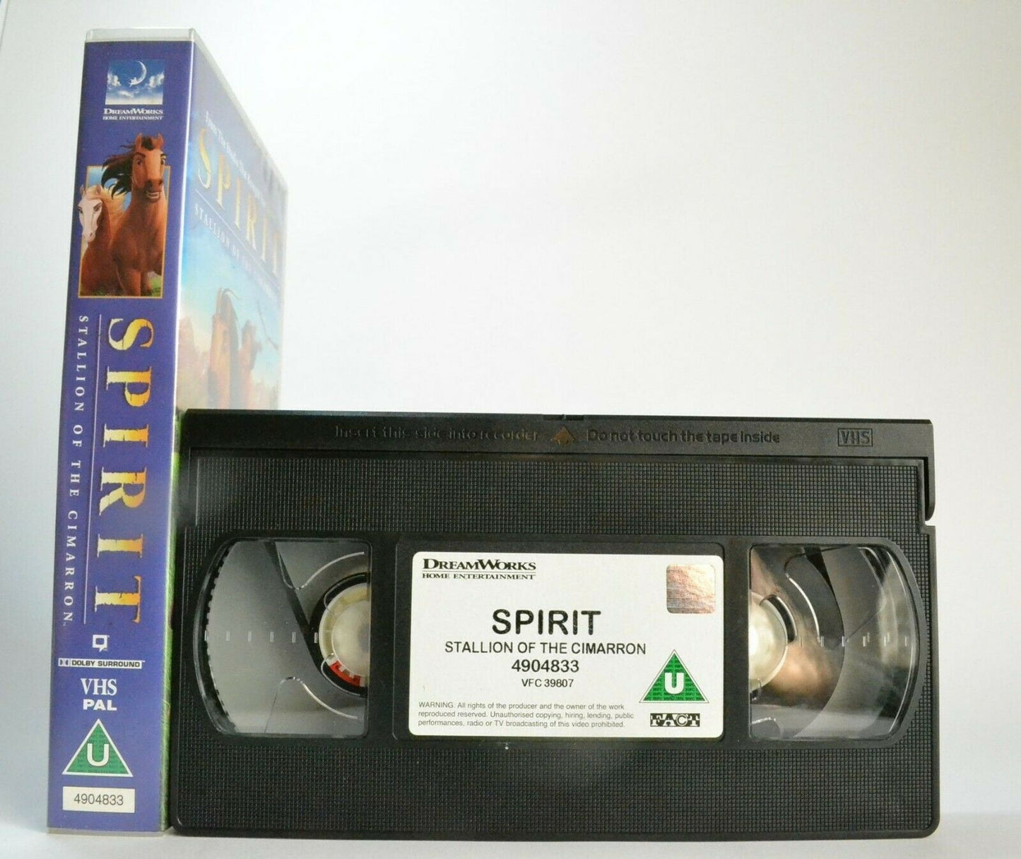 Spirit: Stallion Of The Cimarron (2002) - Animated Adventure - Children's - VHS-