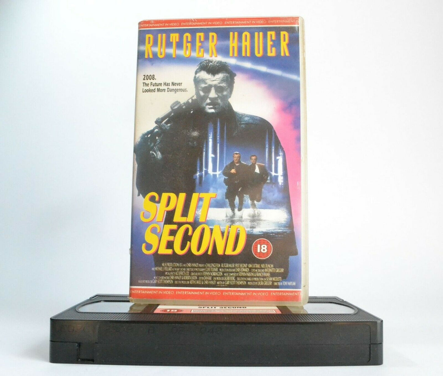 Split Second: Dangerous Future - Sci-Fi - Rutger Hauer/Kim Cattrall - Pal VHS-