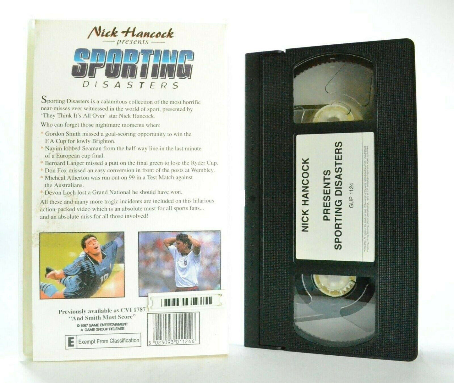 Sporting Disasters: By Nick Hancock - World Of Sport - Comic Collection - VHS-