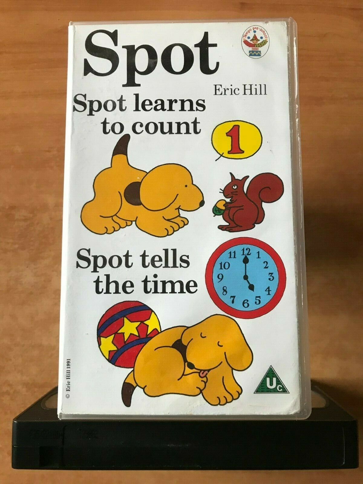 Spot; [Eric Hill]: Spot Learns To Count - Pre-school - Educational - Kids - VHS-