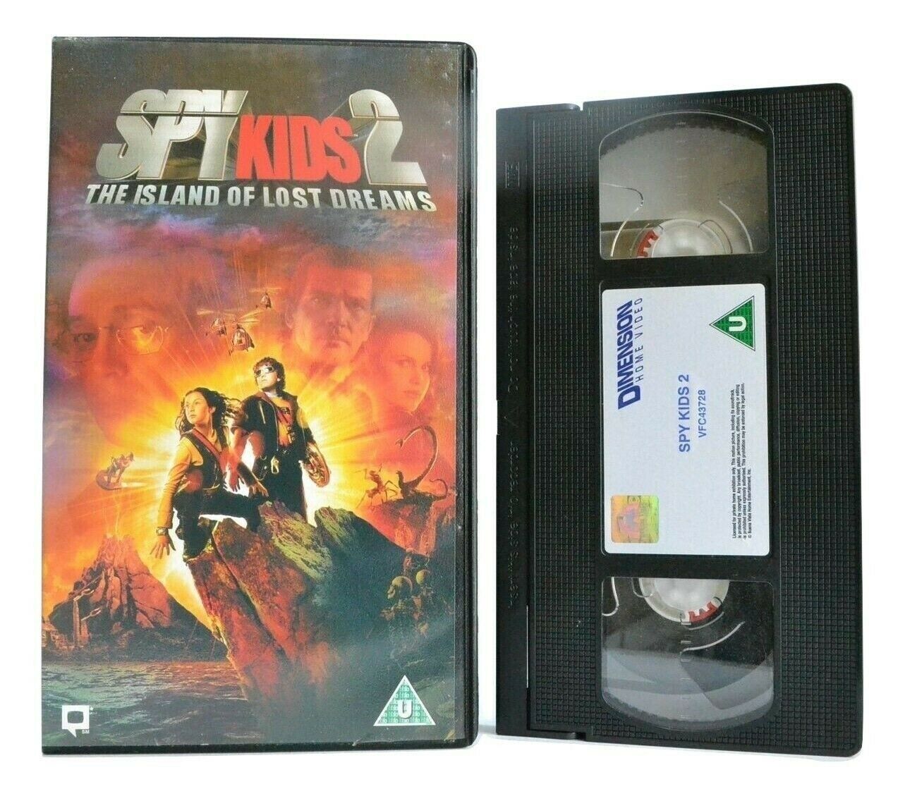 Spy Kids 2: The Island Of Lost Dreams: Spy Adventure Comedy - Children's - VHS-