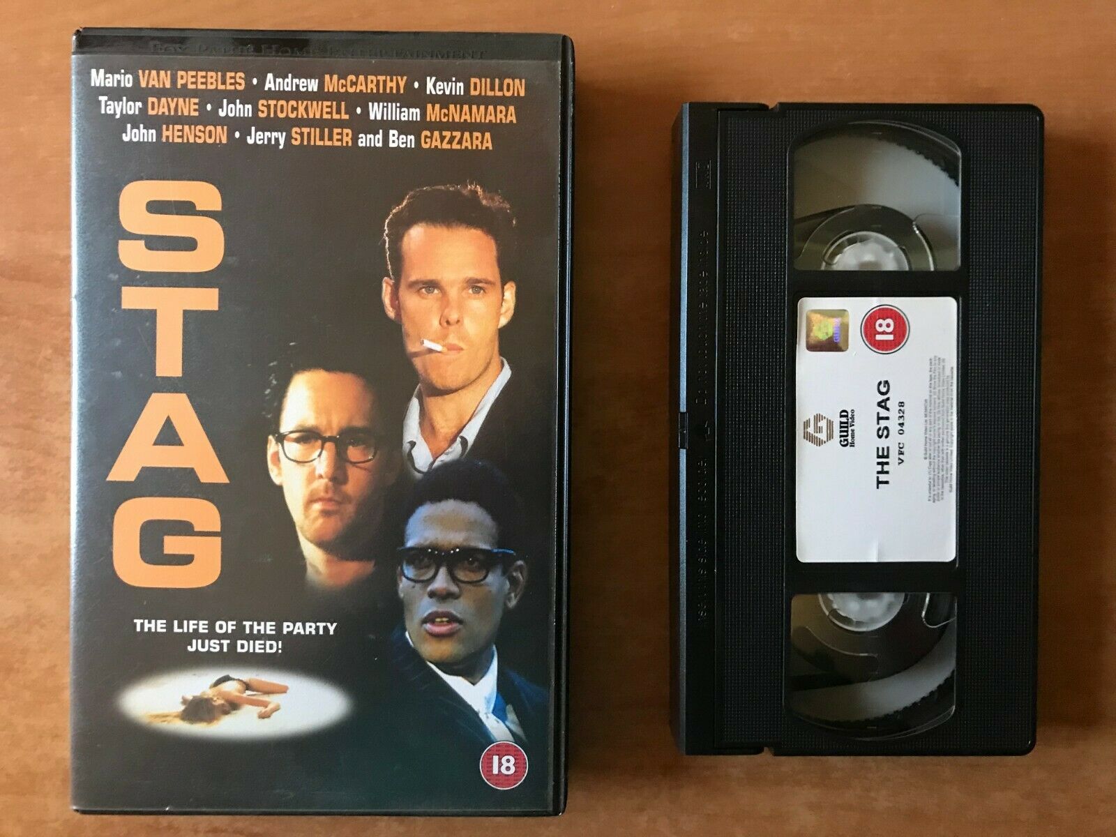 Stag (1997): Thriller [Large Box] Mario Van Peebles / Andrew McCarthy - Pal VHS-