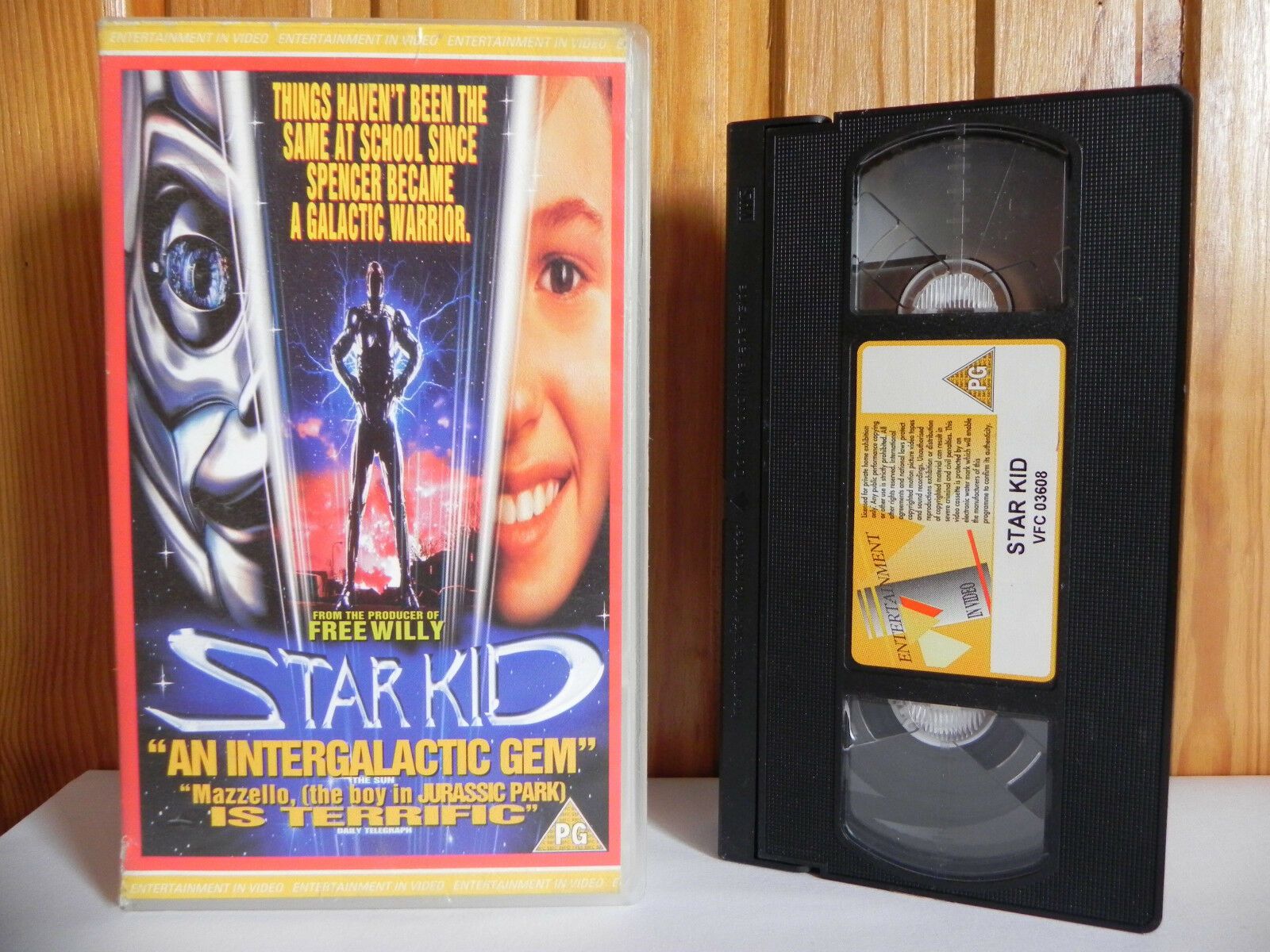 Star Kid - Entertainment In Video - Family - Sci-Fi - Joseph Mazzello - Pal VHS-