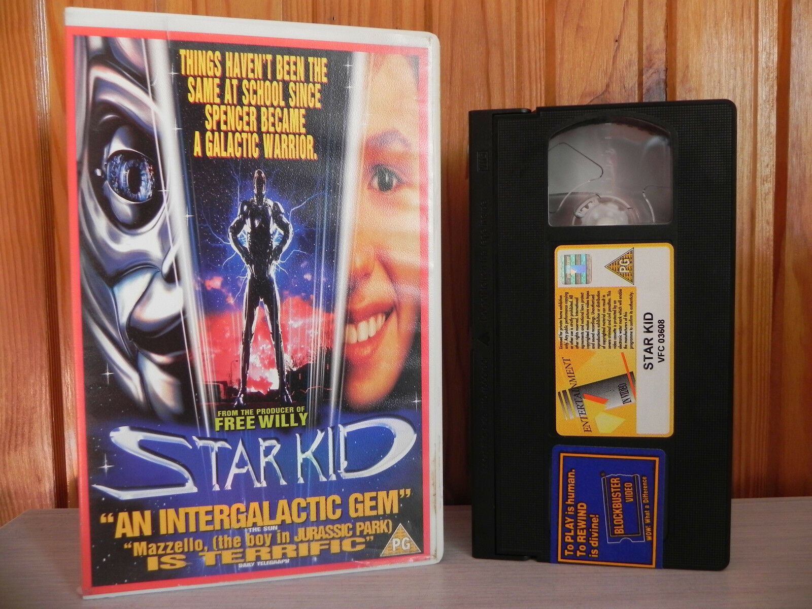 Star Kid - Joseph Mazzelo - Family Sci-Fi - 1997 - Big Box - Ex-Rental - Pal VHS-