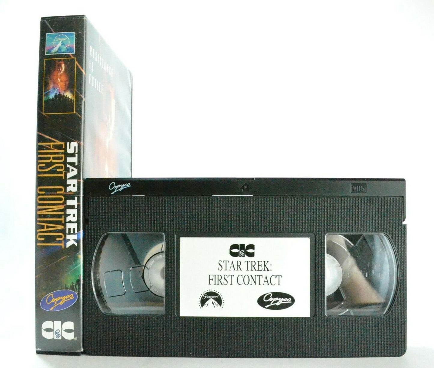 Star Trek: First Contact - Sci-Fi (1996) - Space Opera - Patrick Stewart - VHS-