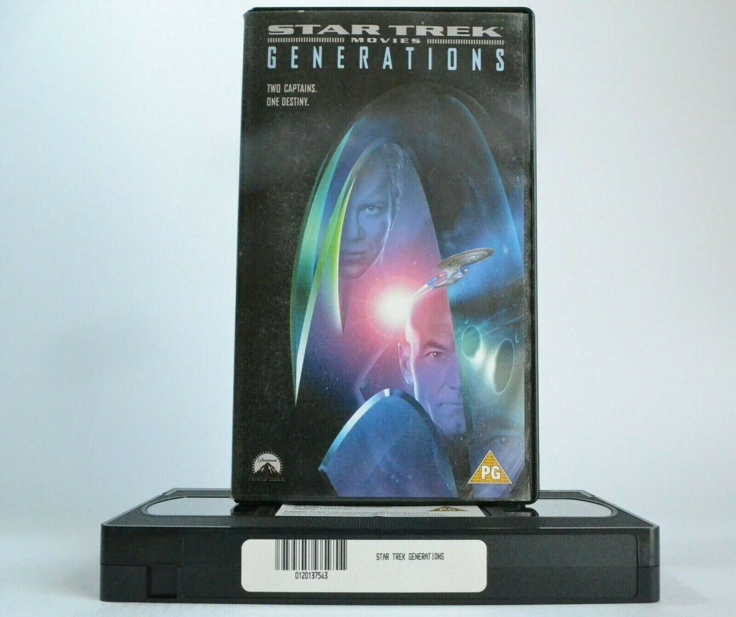 Star Trek: Generations (1994) - Sci-Fi/Space Opera - Patrick Stewart - Pal VHS-