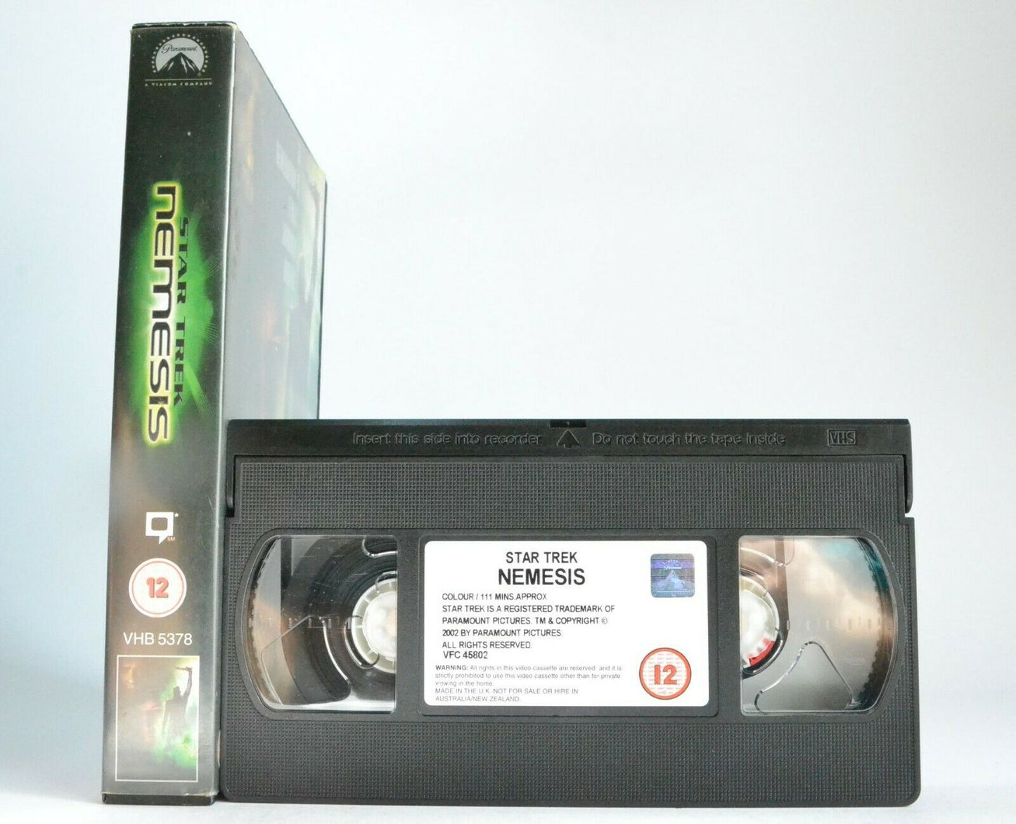 Star Trek Nemesis: Starship Space Opera - Large Box - Patrick Stewart - Pal VHS-