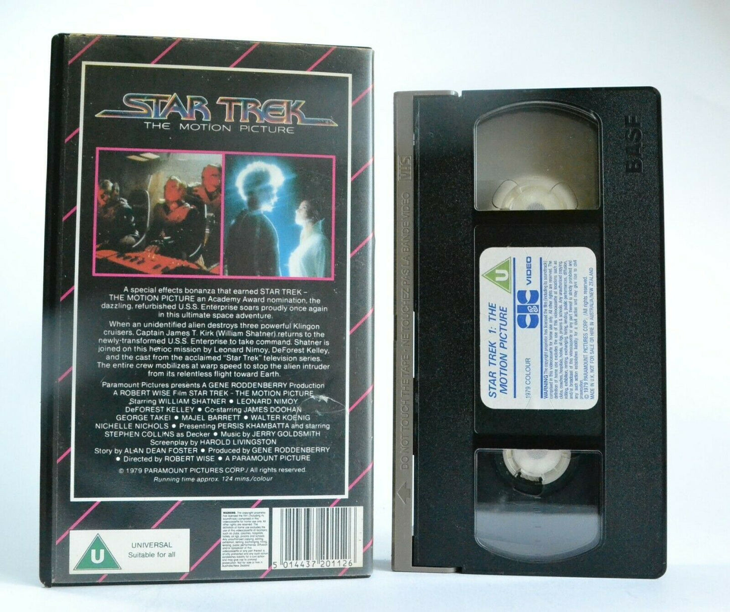 Star Trek: The Motion Picture (1979) - Sci-Fi Classic - Leonard Nimoy - Pal VHS-