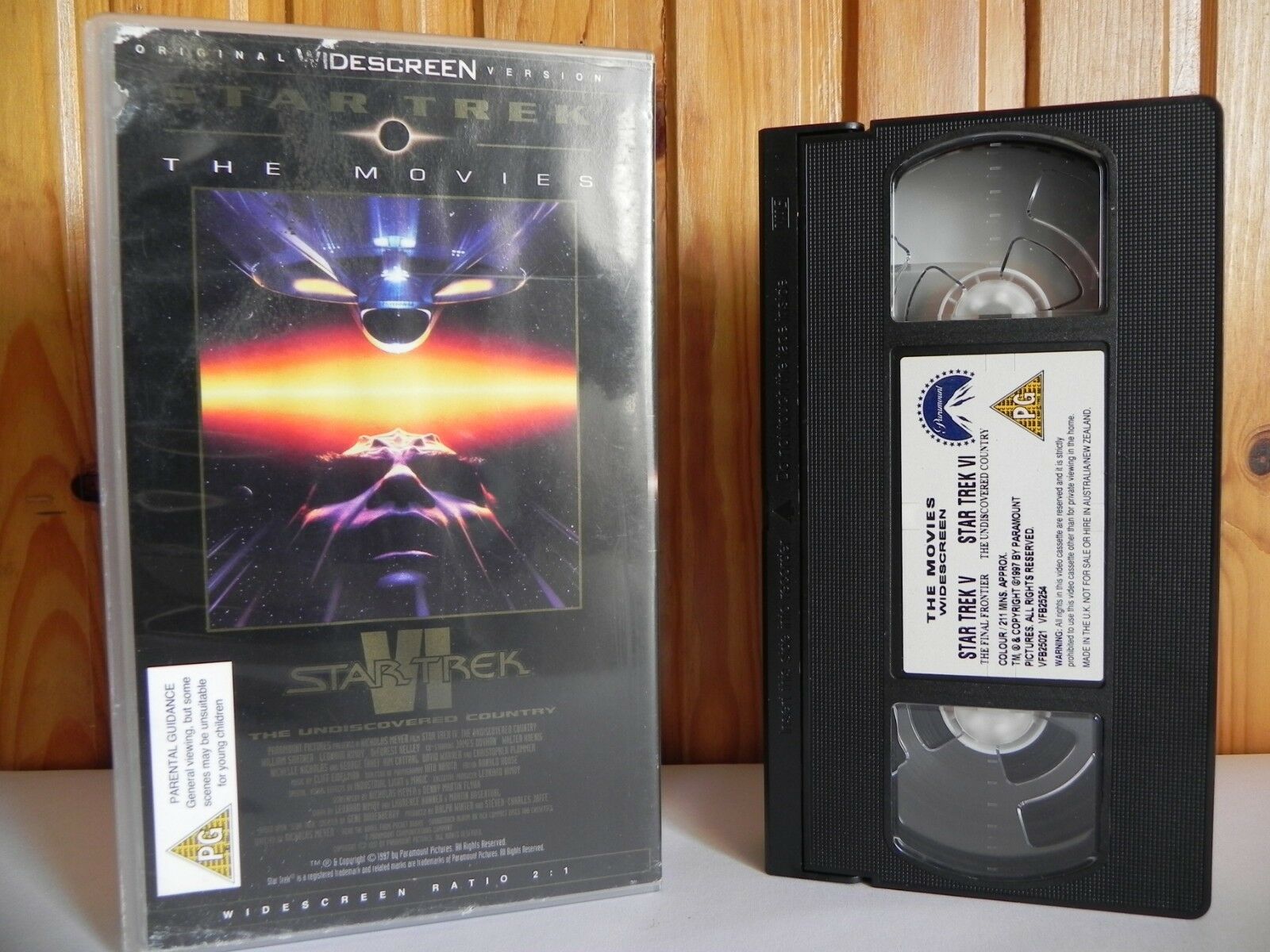 Star Trek: The Movies - The Final Frontier - The Undiscovered Country - Pal VHS-