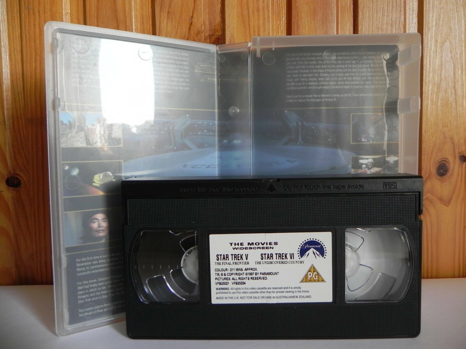 Star Trek: The Movies - The Final Frontier - The Undiscovered Country - Pal VHS-