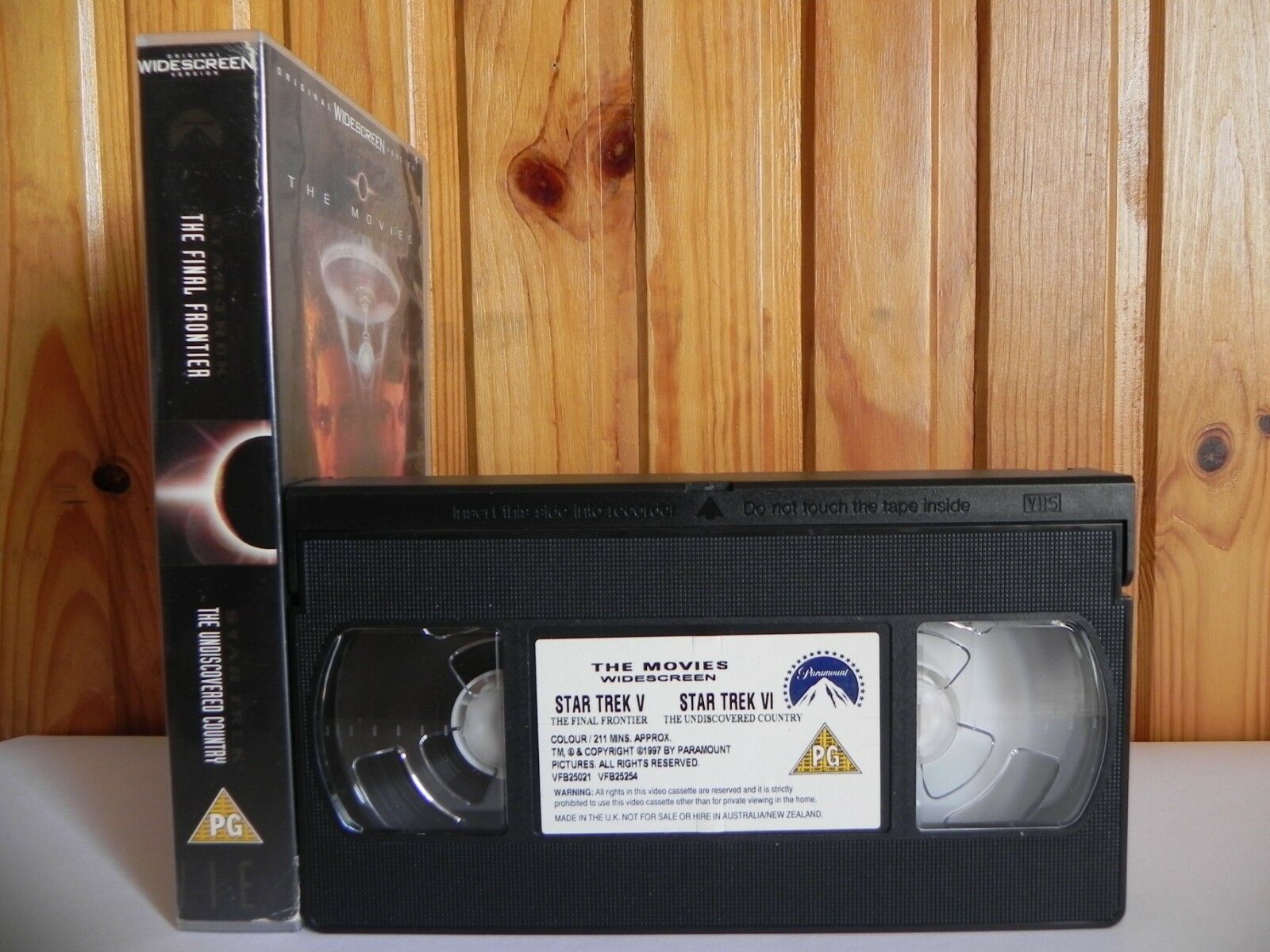 Star Trek: The Movies - The Final Frontier - The Undiscovered Country - Pal VHS-