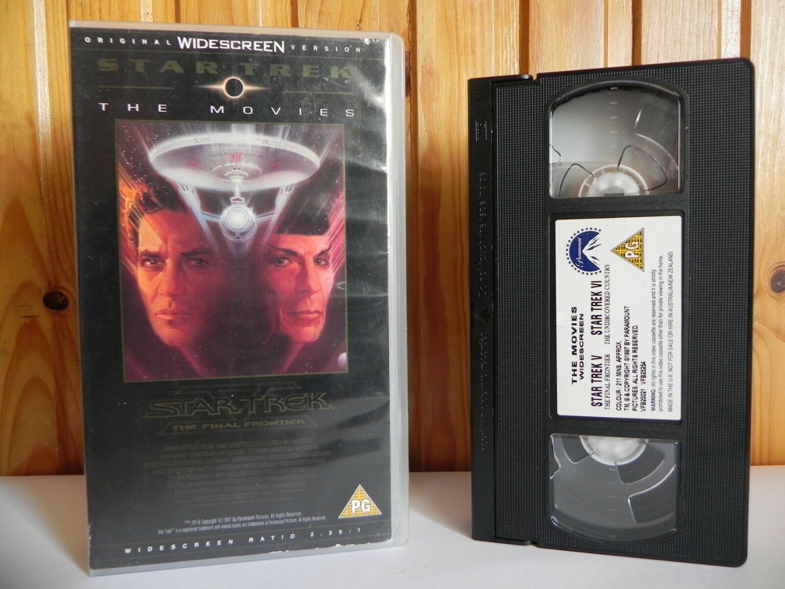 Star Trek: The Movies - The Final Frontier - The Undiscovered Country - Pal VHS-