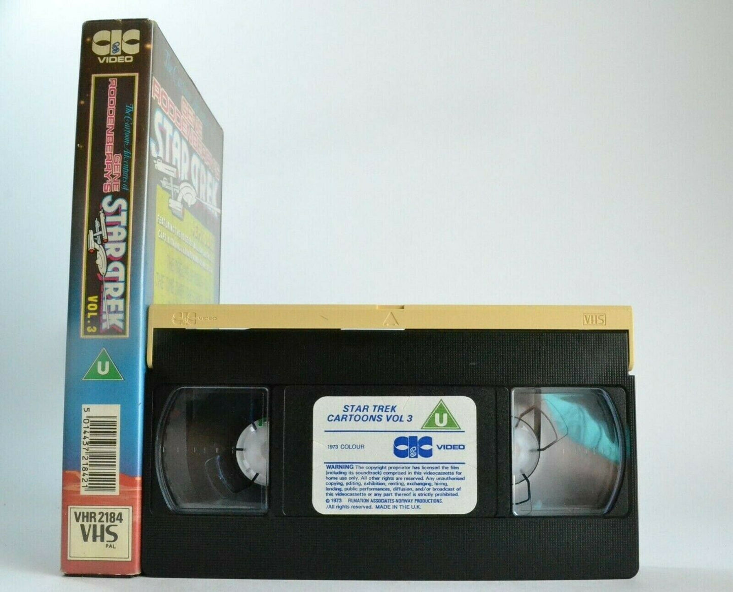 Star Trek (Vol.3): Cartoon Adventures -<Gene Roddenberry>- 'The Time Trap' - VHS-