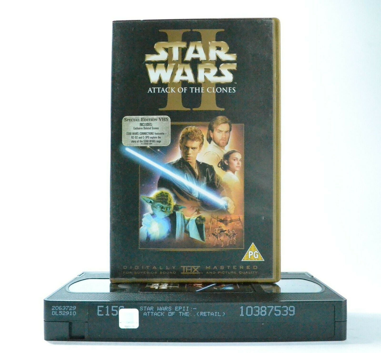 Star Wars 2: Attack Of The Clones - Epic Space Opera - L.Neeson - Sci-Fi - VHS-