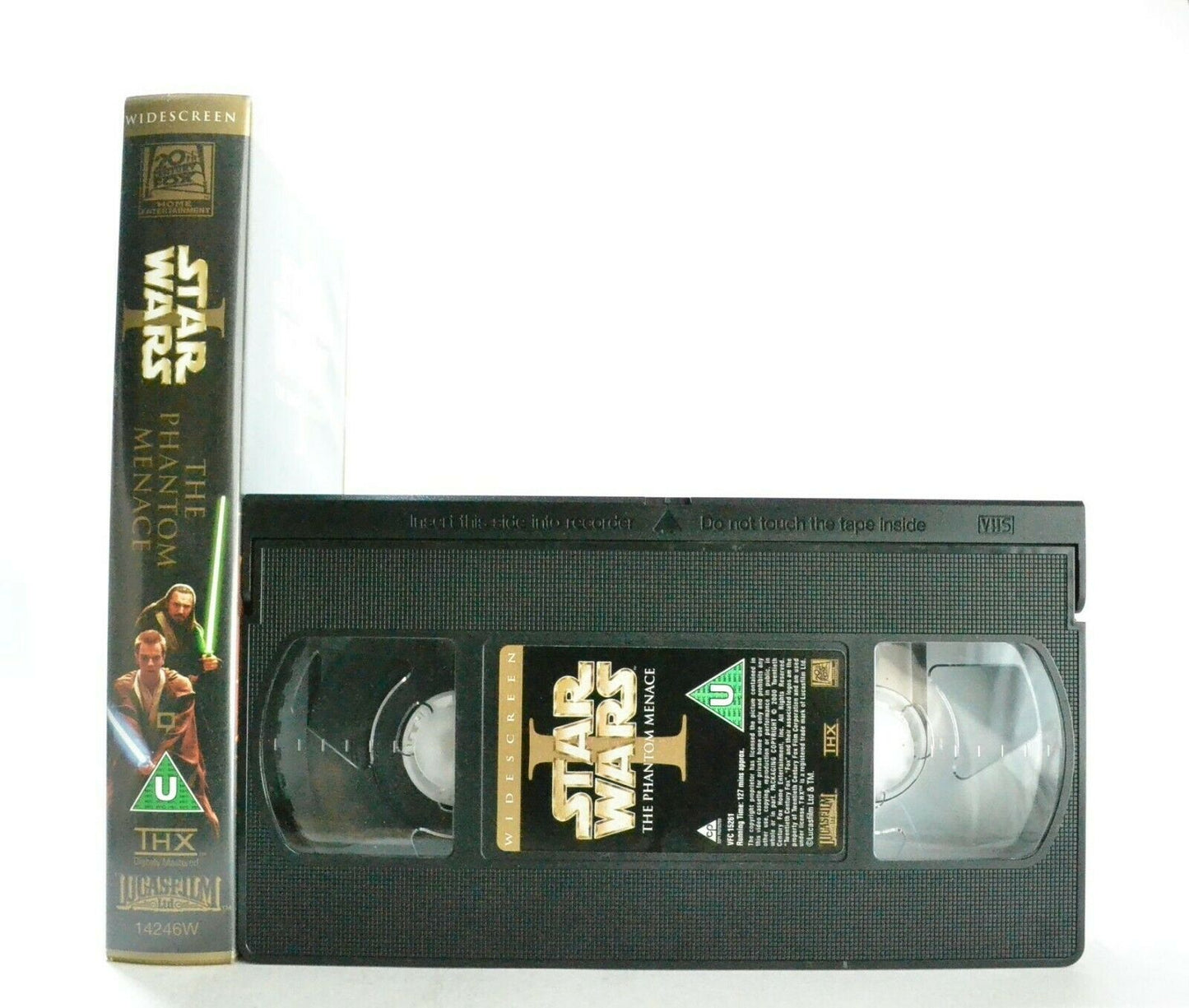 Star Wars: The Phantom Menace - Epic Space Opera - Widescreen - L.Neeson - VHS-